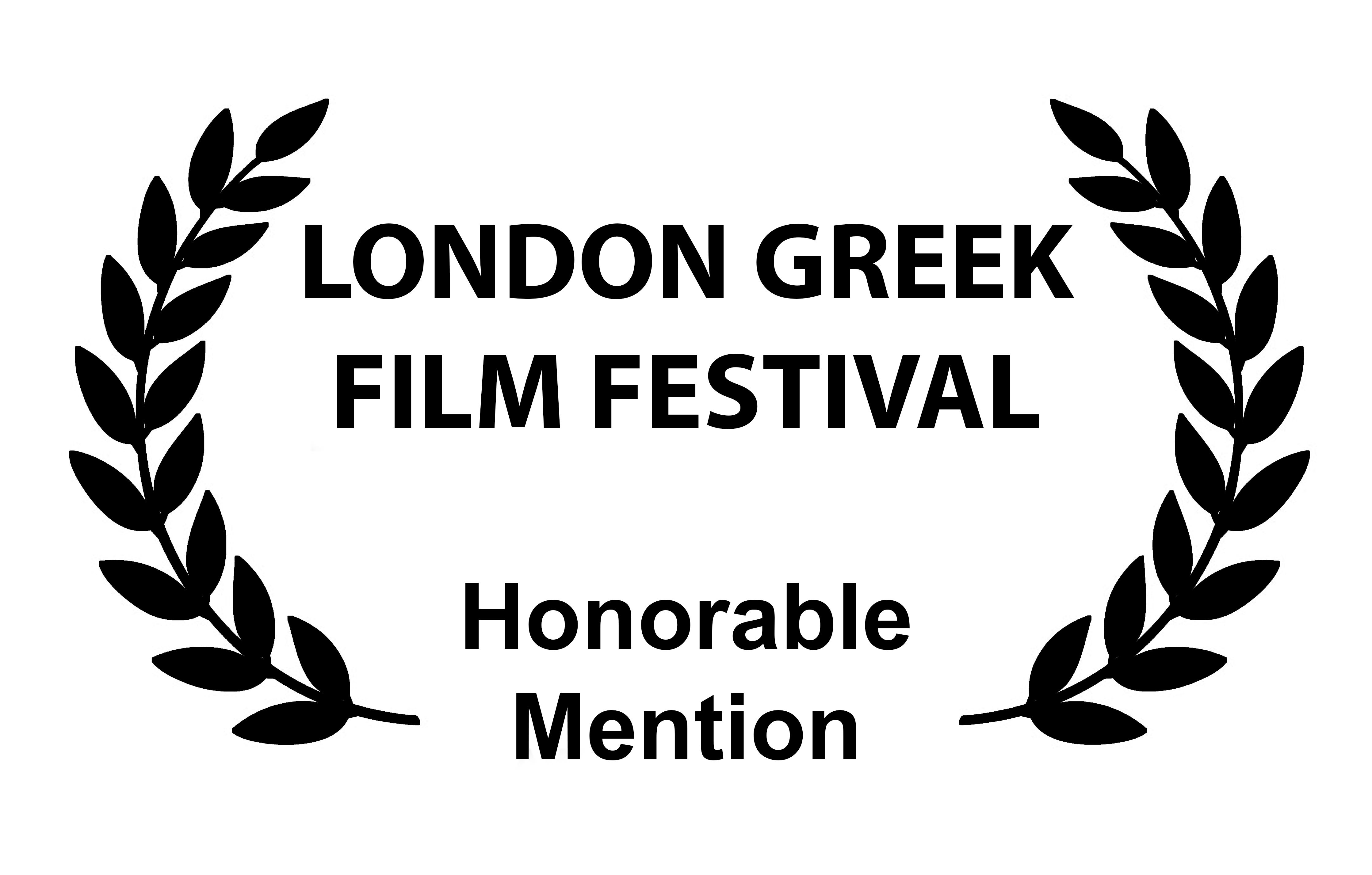 London Greek Film Festival Honourable Mention Laurel 2025